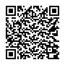 Codice QR per il numero di telefono +16722000028