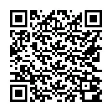 QR-code voor telefoonnummer +16722000036