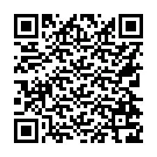 QR Code pour le numéro de téléphone +16724726560