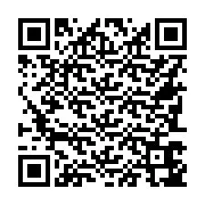 Código QR para número de teléfono +16783647064