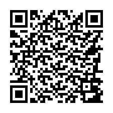 Código QR para número de telefone +16786083844