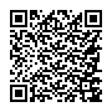 Código QR para número de telefone +16787747378