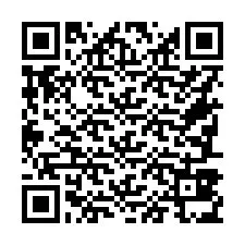 Kod QR dla numeru telefonu +16787835831