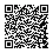 QR-Code für Telefonnummer +16788056035