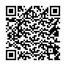 Kode QR untuk nomor Telepon +16812458429