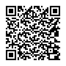 Kode QR untuk nomor Telepon +16822000000