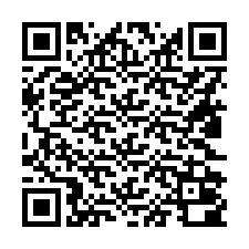 Codice QR per il numero di telefono +16822000038