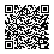 QR-code voor telefoonnummer +16822000043