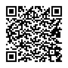 Codice QR per il numero di telefono +16822058897