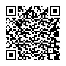 QR-Code für Telefonnummer +16826288078