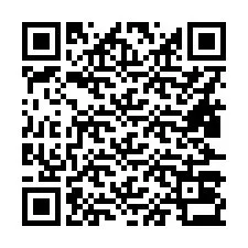 QR-Code für Telefonnummer +16827033897