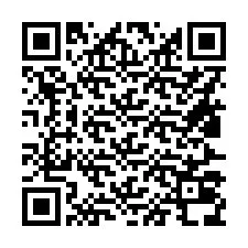 QR-koodi puhelinnumerolle +16827038119