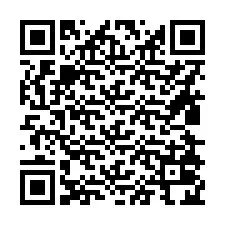 Código QR para número de telefone +16828024881