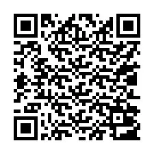 QR-код для номера телефона +17012003468