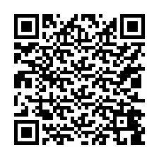 Codice QR per il numero di telefono +17012489891