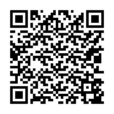 Código QR para número de telefone +17013547225