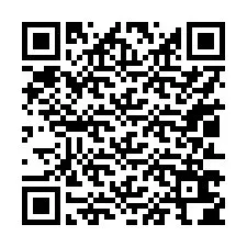 QR код за телефонен номер +17013604675