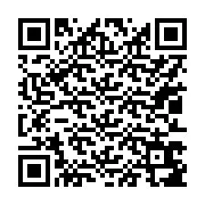 QR-code voor telefoonnummer +17013687425