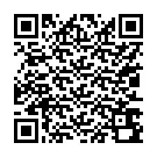 QR kód a telefonszámhoz +17013690994