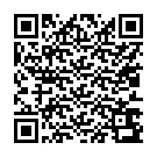 QR kód a telefonszámhoz +17013693906