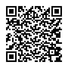 QR-koodi puhelinnumerolle +17013804632