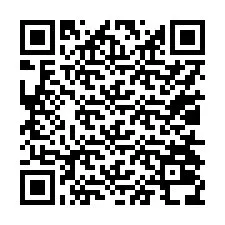 Kode QR untuk nomor Telepon +17014038399