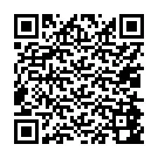 電話番号のQRコード +17014842897