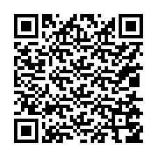 Código QR para número de teléfono +17015756281