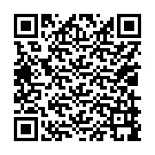 QR-code voor telefoonnummer +17019999279