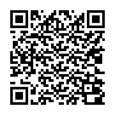 QR-code voor telefoonnummer +17022000002