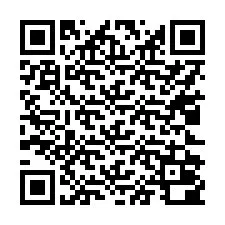 QR kód a telefonszámhoz +17022000012