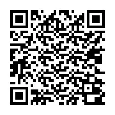 Codice QR per il numero di telefono +17022000013