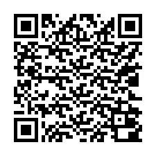 Codice QR per il numero di telefono +17022000018