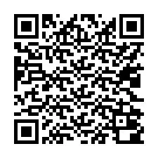 QR код за телефонен номер +17022000023