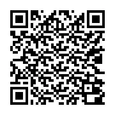 電話番号のQRコード +17022000028