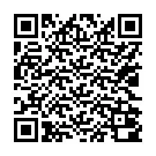 QR kód a telefonszámhoz +17022000029