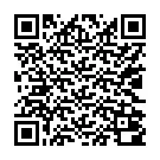 Código QR para número de telefone +17022000038