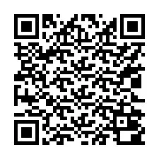 QR-code voor telefoonnummer +17022000040