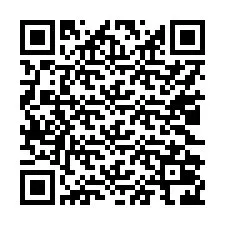 QR-kood telefoninumbri jaoks +17022026136