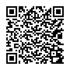 QR код за телефонен номер +17022082095