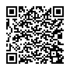 Código QR para número de telefone +17022242740