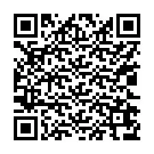 QR kód a telefonszámhoz +17022676110