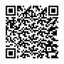 Codice QR per il numero di telefono +17023236798