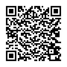 QR Code สำหรับหมายเลขโทรศัพท์ +17023420732