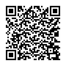 Codice QR per il numero di telefono +17023597754