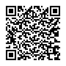 QR-code voor telefoonnummer +17023678002