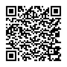 Kode QR untuk nomor Telepon +17023835054