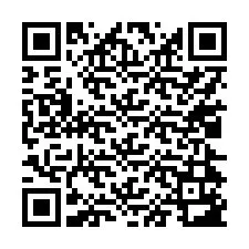 QR-код для номера телефона +17024183056