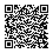 Codice QR per il numero di telefono +17024255556