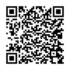 QR код за телефонен номер +17024258856